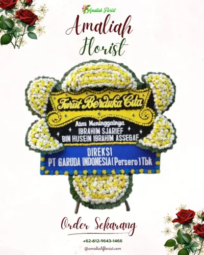 Papan Bunga Duka di Slarangkidul